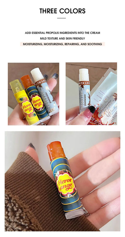 Multi flavor lollipop lipstick Hot Cocoa Lip Mask Moisturizes, moisturizes and reduces lip lines for men and women Beauty Trend Shop