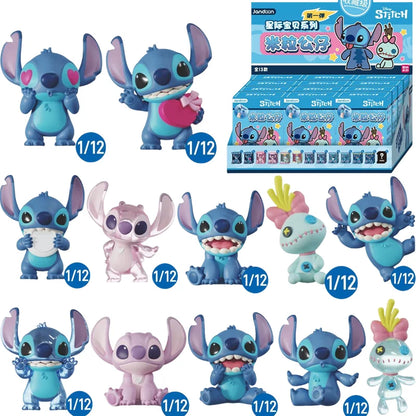 JANDOOM Disney Toy Story Stitch Mickey Mouse Winnie Zootopia Doraemon Action Figure Rice Grains Doll Model Blind Box Toys Gifts Beauty World Shop