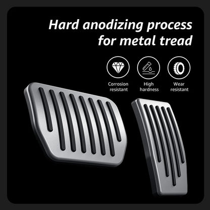 Foot Pedal Pad for Tesla Model 3 Y Juniper Non-Slip Performance Aluminum Car Accessories Model 3/Y Brake Accelerator Pedal Cover Beauty World Shop