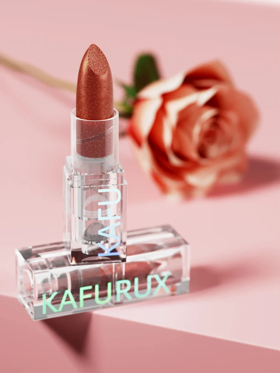 Multi-color Glitter Lipstick Beauty Girl Diamond Waterproof Lip Tint Long Lasting Shimmer Lip Makeup Red Rose Pearlescent  Lip Beauty Trend Shop