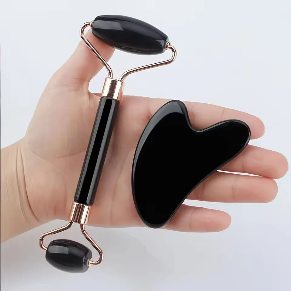 1/2/3pcs Ice Face Roller Facial Skincare Ice Roller Set,Facial Roller GuaSha FaceTool Set,Face Massage Roller Lifting Contouring Beauty World Shop
