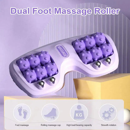1PCS Portable Dual Foot Massage Roller Cat Claw Foot Therapy Foot Massage Instrument Relaxation Point Stimulation Magnetic Rolle Beauty Trend Shop