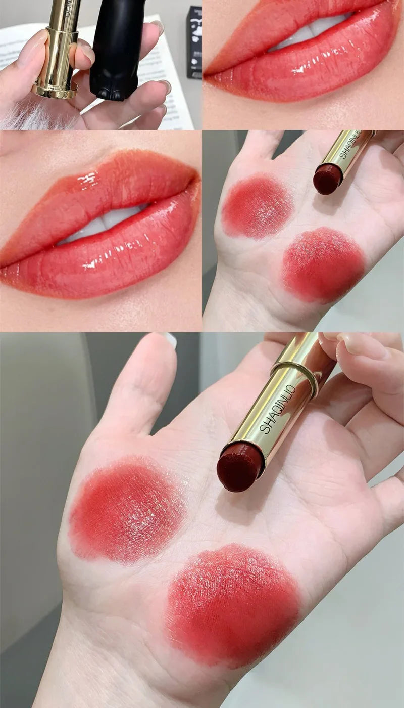 SHAQINUO Meowoqinqin Moisturizing Color Lip Balm, anti-dryness and crack fade lip lines Student Moisturizing lipstick Beauty Trend Shop