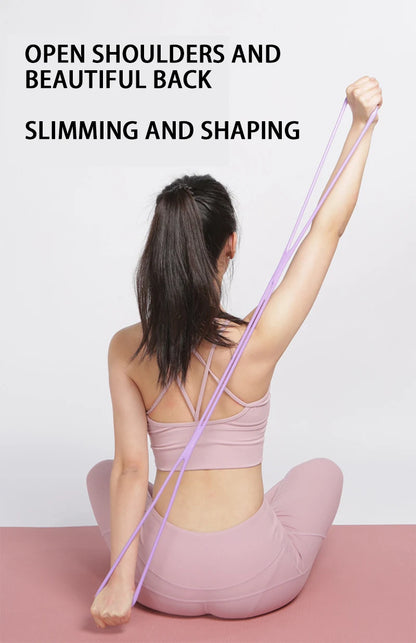Yoga Physiotherapy Elastic Band, Gym Resistance Band, Sports Stretching Training Rope, Pilates Stretching Film, Fitness Equiment Beauty World Shop