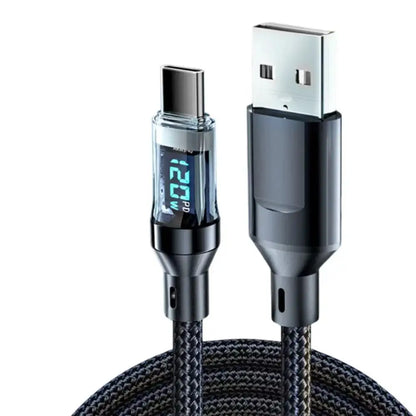 NNBILI 120W A-C and C-C Phone Super Fast Charging Cable with LED display screen, not compatible Xiaomi iPhone、 Samsung Beauty World Shop