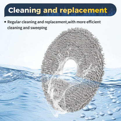 Mop Cloths For Xiaomi X10 Plus S10 Plus X20 Plus 5C 5 5Pro Omni 1S Omni 2 M30 Pro M30S OV31GL OV42CN OV21GL Vacuum Mop Parts Beauty World Shop