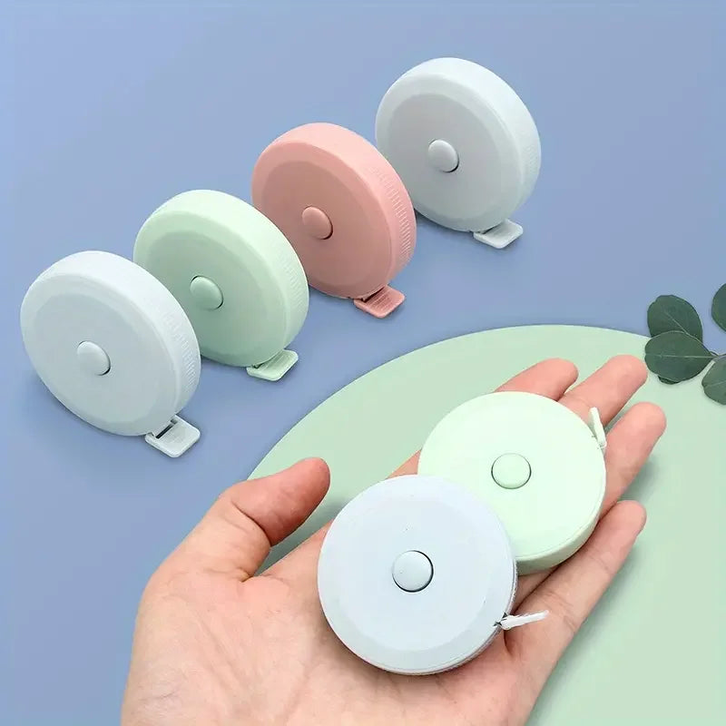 150 cm Cute Mini Soft Tape, Automatic Shrinking Tape Measure, Material Tape Measure, Plastic Tape Measure Beauty World Shop