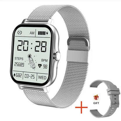 Sport Smart Watch Fitness Clock Health Monitor Waterproof Smartwatch Bluetooth Call Watches for Men Women IOS Xiaomi Huawei 2025 Beauty Fashion