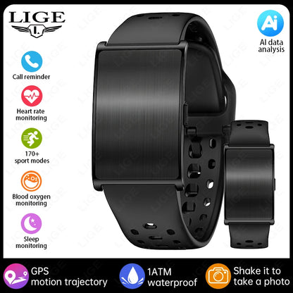 LIGE NO Screen Smart Wristbands With Heart Rate Sleep AI Health Monitor Report Smart Bracelet Incoming Call Notification Watches Beauty World Shop