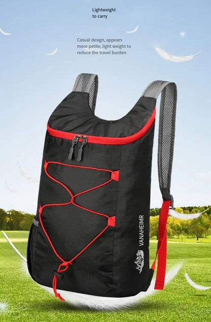 Multifunctional Outdoor Folding Backpack High Density Lightweight Waterproof Nylon Fabric Sports Bag for Camping Hiking Travel Beauty World Shop