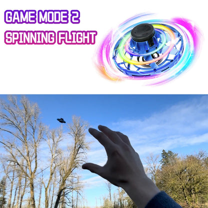 NEW LED Flying UFO Spinner Fingertip, Upgrade Flight Helicopter Gyro Flyorb Hover Ball, Mini Drone Aircraft Toy, Christmas Gift Beauty World Shop