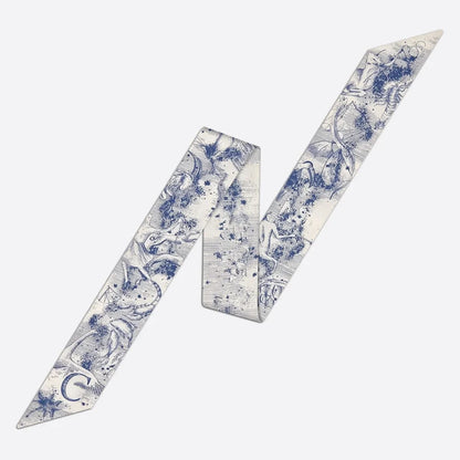 26 Letters Tarot Constellation Bag Scarf Twill Silk Scarves Women New Neckerchief Hair Headbands Beauty World Shop