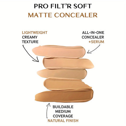 2Pcs Full Coverage Waterproof Liquid Foundation&Black Triangular Powder Puff-LongLasting Matte Finish Dark Circle&Blemish Cover Beauty World Shop