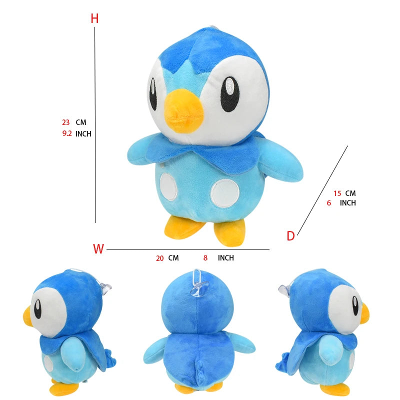 Psyduck Wobbuffet Scorbunny Meowth Mewtwo Mew Piplup Chikorita Pidgeotto Plush Toys Game for Collectible Gift,Soft Plushies Beauty World Shop