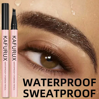 6 Colors 1PC Brown Eyebrow Pen Waterproof 4 Split Tip Black Eyebrows Pencil Liquid Eye Brow Makeup Lasting Cosmetic for Gifts Beauty Trend Shop