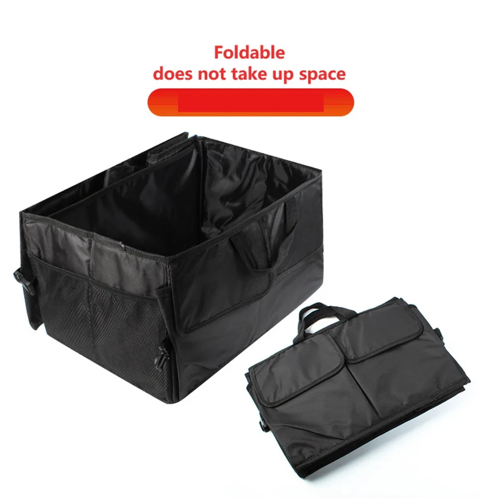 Car Backup Storage Box, Folding Large Car Cargo Box Camping Car Storage Box Multi functional Folding Organizing Box Beauty World Shop