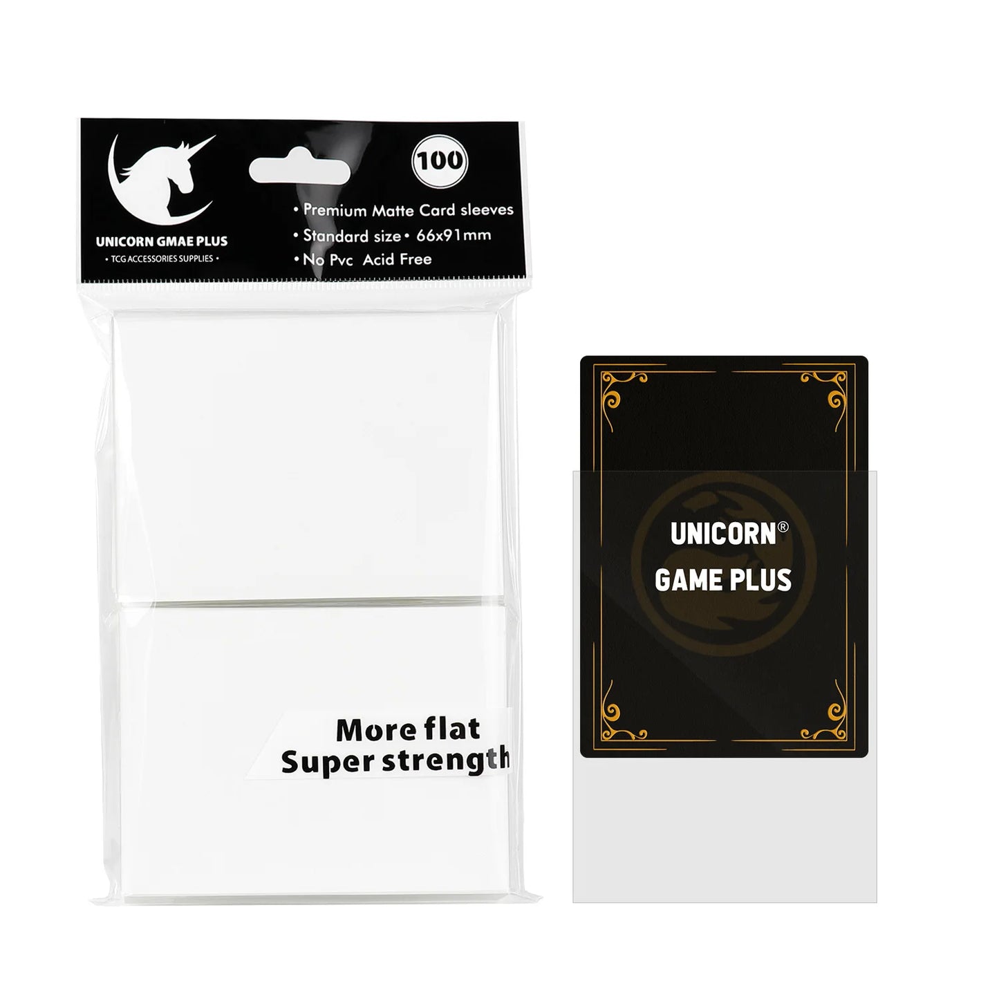 100Pcs/Set 66x91mm Matte Standard Size Card Sleeves TCG Trading Cards Protector for Tarot Shield Board Games Magical Cover PKM Beauty World Shop