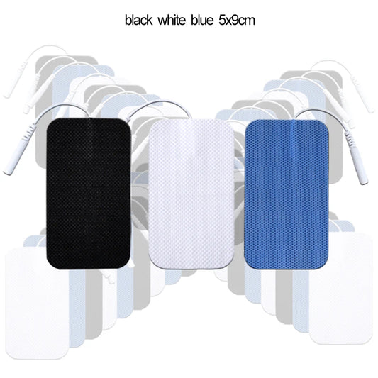 Self Adhesive Reusable Electrode Patches, Non-woven Fabric Electrode Pads, TENS Unit, EMS Muscle Stimulator, Replacement Sticker Beauty World Shop