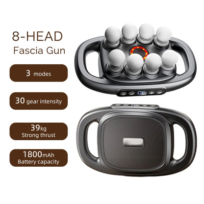 42-Heads Fascia Gun High-Frequency Vibration Body Massage Gun Back and Waist Massager Neck Shoulder Massager Muscle masajeador Beauty World Shop
