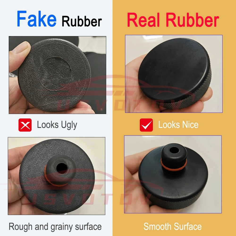 USVOTOV Upgraded Lifting Jack Pad for Tesla Model 3/Y/S/X Accessories Sturdy Rubber Pucks Adapter Protect Car Original Battery Beauty World Shop