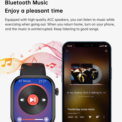 2025 New Watch 10 NFC Bluetooth Call Smart Watch Women Men Heart Rate Voice Assistant 100+Sports Ladies Smartwatch For Xioami