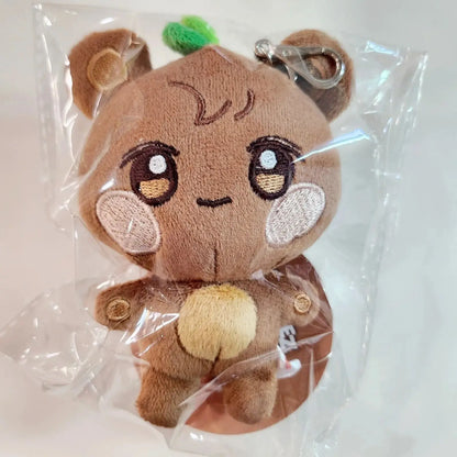 10CM Pop-up Store Doll Keychain ANITEEZ Cartoon Cute Plush Pendant Keyring Bag Accessories Kpop Yunho Yeosang Fans Gifts Beauty World Shop