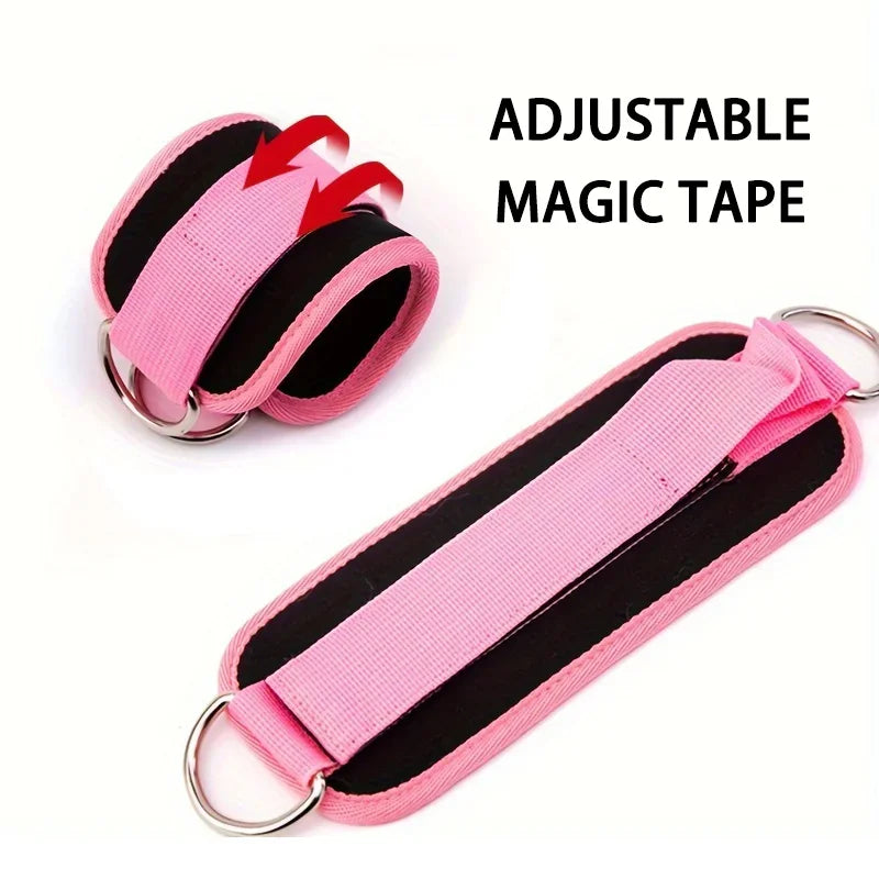 1Fitness Ankle Straps For Gantry Rear Kick Training Hip Exercise Lower Body Exercise - Adjustable Leg Straps Beauty World Shop