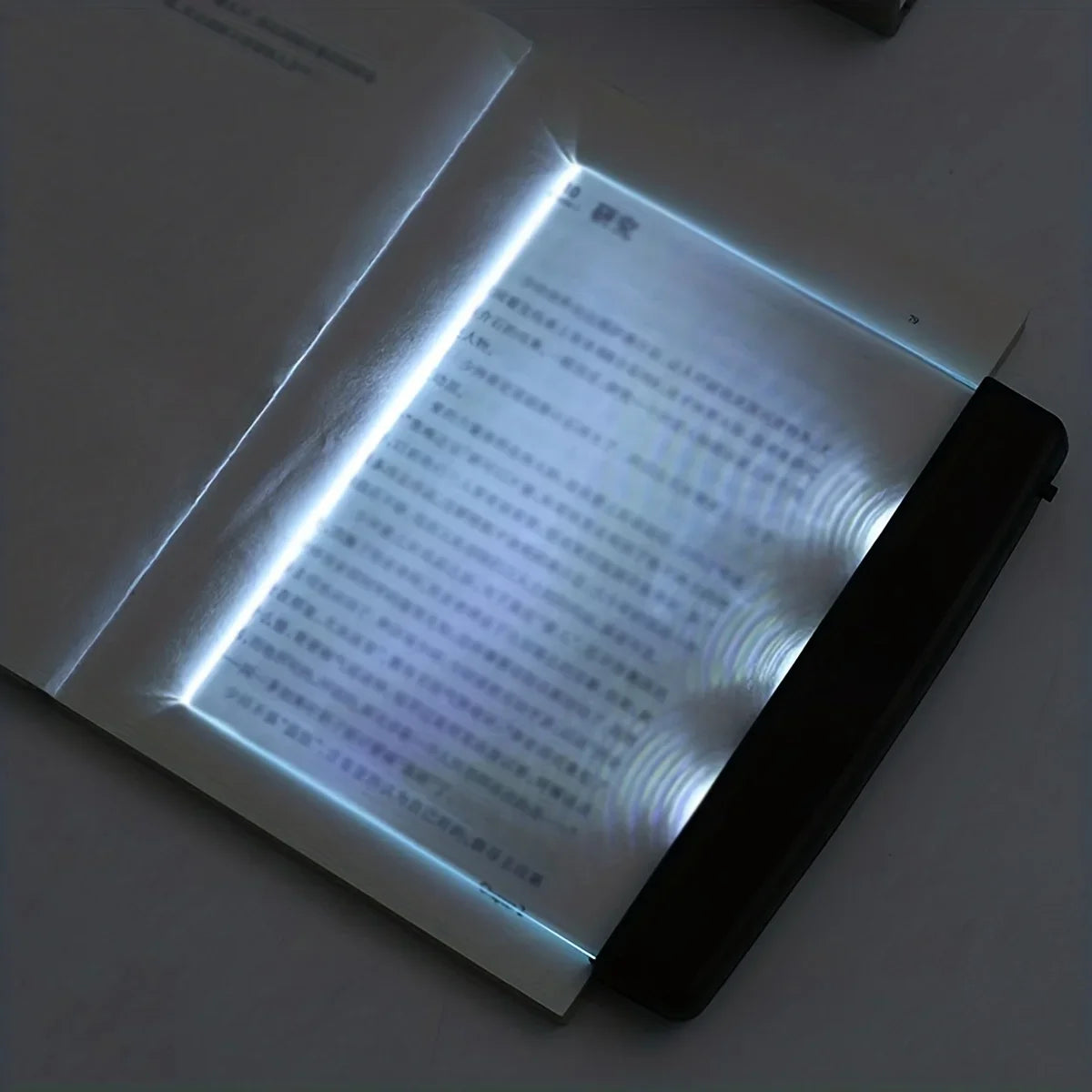 1pc LED Flat Panel Night Vision Reading Light, Eye Protection Reading Light Student Night Reading Light Beauty World Shop