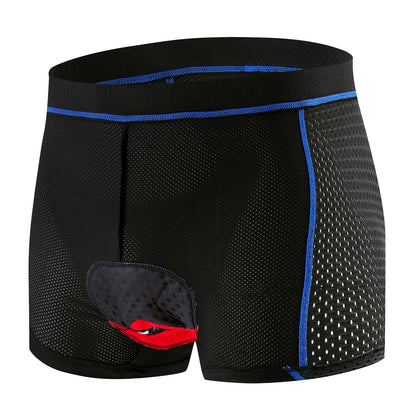 New Cycling Shorts Men's Cycling Underwear Breathable Mesh Riding Underpant Gel Pad Shockproof Bike Shorts Bicycle Underwear Beauty World Shop
