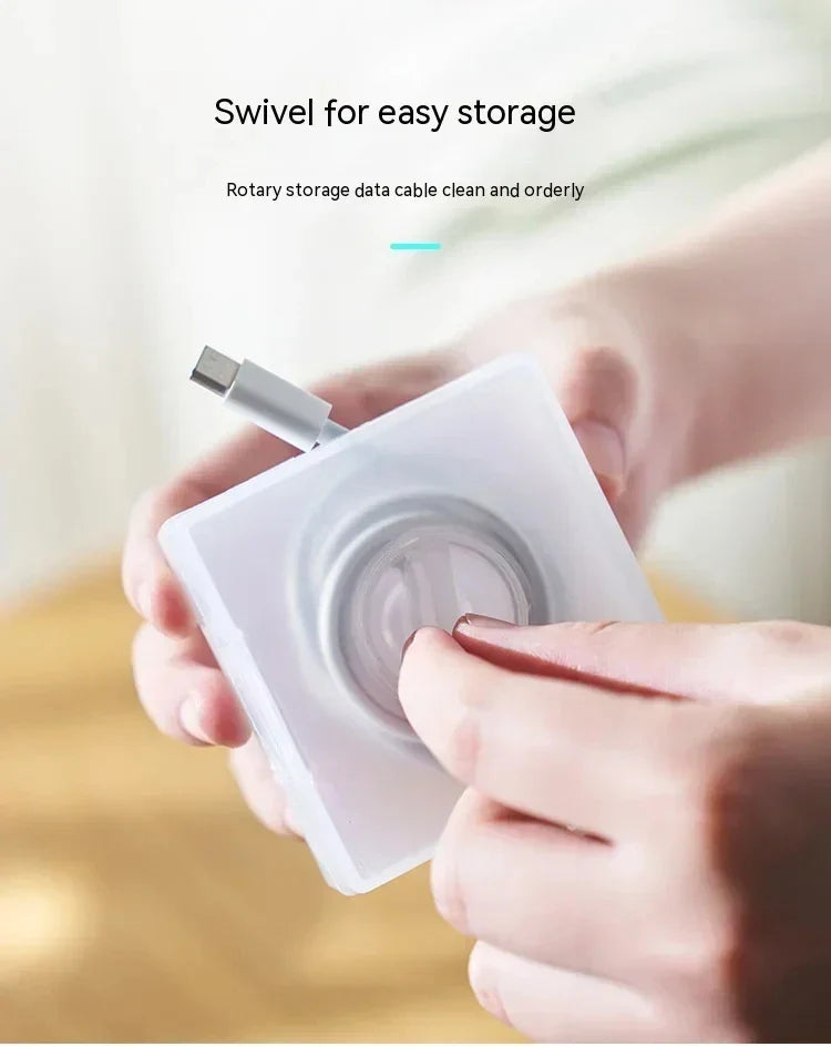 Portable Transparent Cable Organizer Cord Management Usb Cable Winder Retractable Phone Holder Charger Wire Storage Protector Beauty Trend Shop