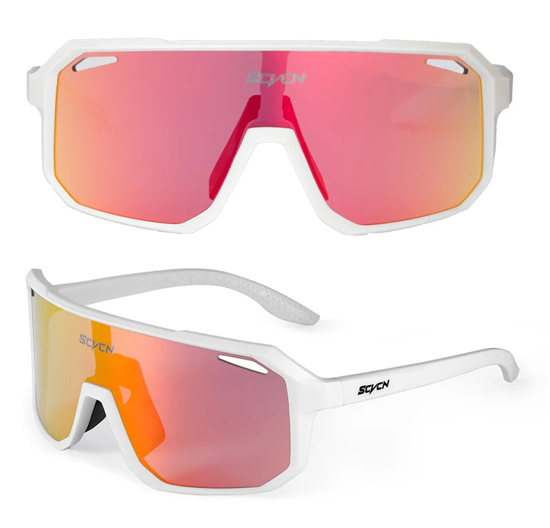 SCVCN New Cycling Glasses Bike Sunglasses Men UV400 Eyewear Outdoor Sports MTB Goggles Bicycle Women Riding Hiking Sunglasses Beauty World Shop