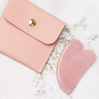Natural Stone GuaSha Tool Jade Facial Beauty Rose Quartz Scraping Crystal Massager Firm Skin Face Gua Sha SPA Beauty World Shop