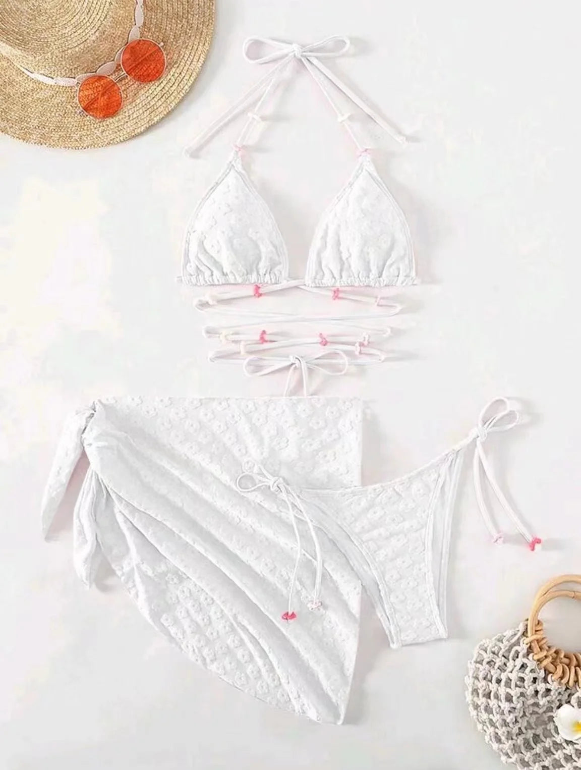 Pink Sexy Bikinis Swimsuits Women's Swimwear Push Up Female Beach Swimming Wear Girls Bathing Suits Brazilian Bikini Pool Bather Beauty World Shop