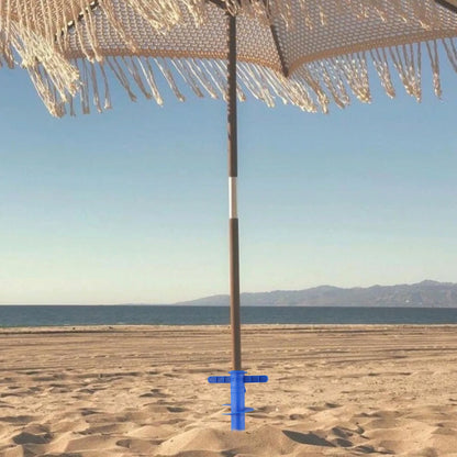 1PC Umbrella Base Adjustable Plastic Sun Beach Patio Sand Ground Fixing Tools Anchor Stand Spike Auger Keep Holder Garden Access Beauty World Shop