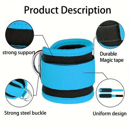 1Fitness Ankle Straps For Gantry Rear Kick Training Hip Exercise Lower Body Exercise - Adjustable Leg Straps Beauty World Shop