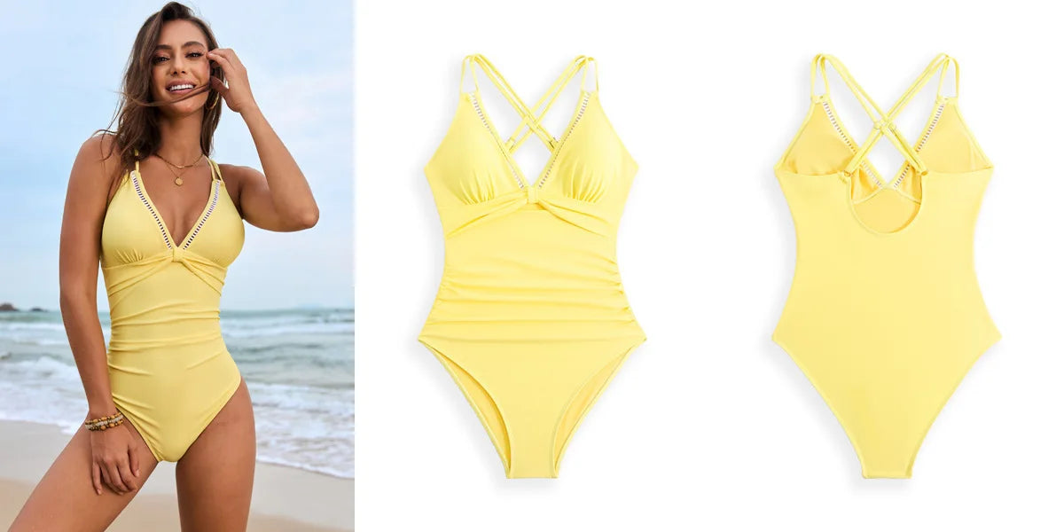 New Sexy One Piece Swimsuits Closed Women's Swimwear Push Up For Swimming Wear Body Bathing Suits Beachwear Pool Bather 2026 Beauty World Shop