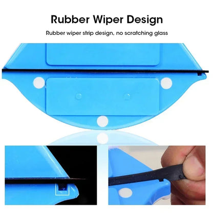 Dual Sided Magnetic Glass Cleaner High Rise Window Wiper With Automatic Drainage System For Home Office Multi Surface Cleaning Beauty World Shop
