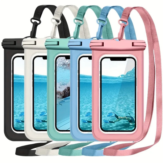 1PC transparent mobile phone waterproof bag large general diving swimming hot spring smartphone waterproof bag Beauty World Shop