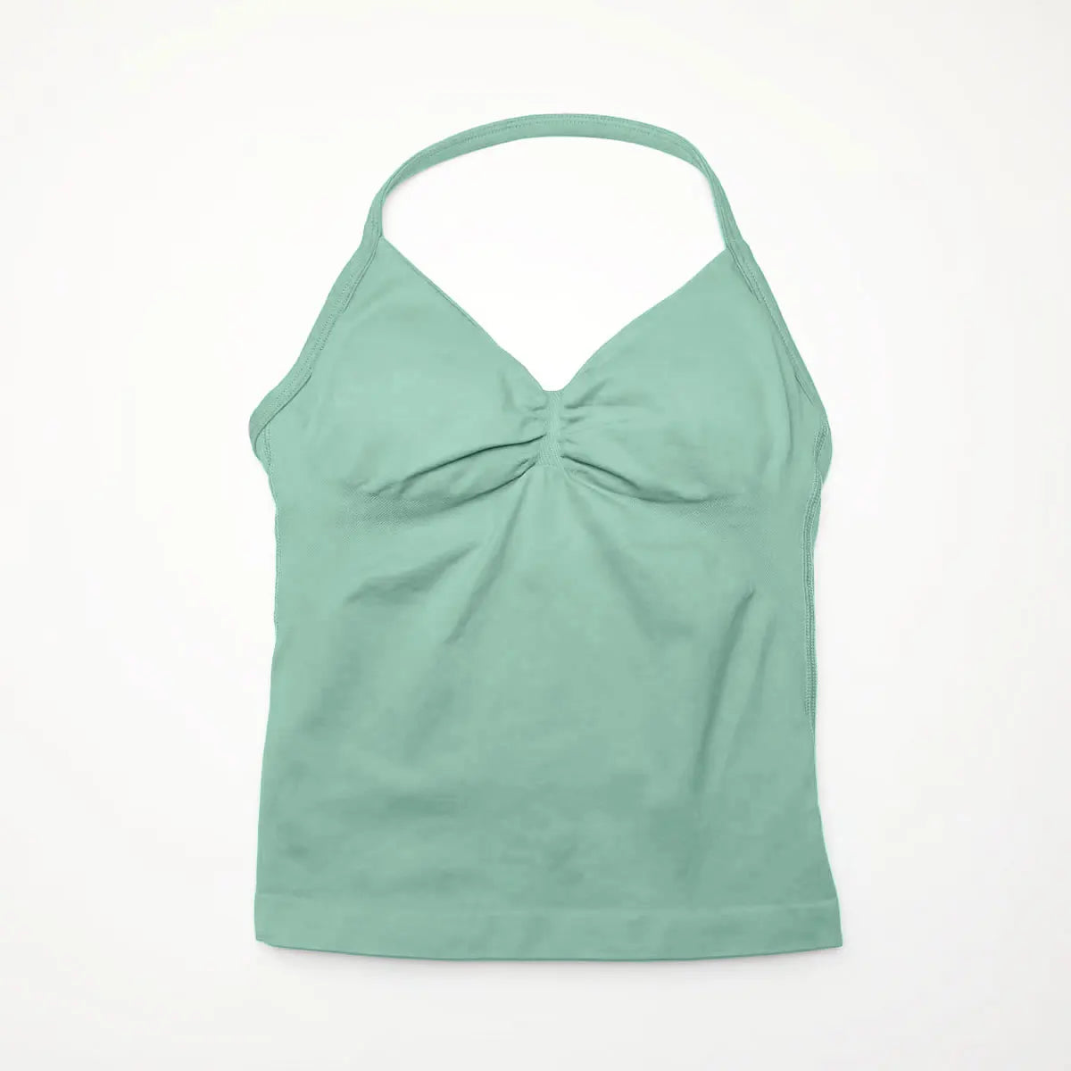 NCLAGEN Impact Longline Strappy Top Sports Yoga Vest Women's Fitness Tank Top Gym Beautiful Open Back Bra Running Workout Halter Beauty World Shop