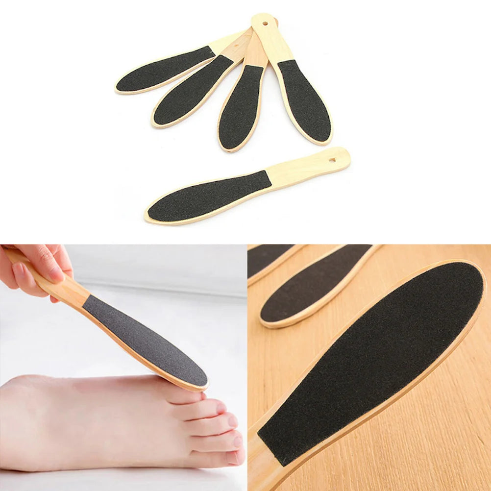 Professional Foot File Double Sided Deadskin Callus Remover for Feet Wooden File to Smooth Hard Coarse Tough Skin Foot Care Tool Beauty World Shop