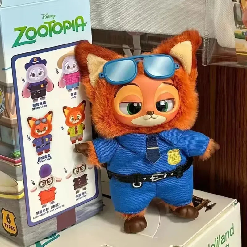 Disney Zootopia Blind Box Nick Judy Vinyl Doll Trendy Surprise Toy Cute Backpack Pendant Children's Birthday Gift Beauty World Shop