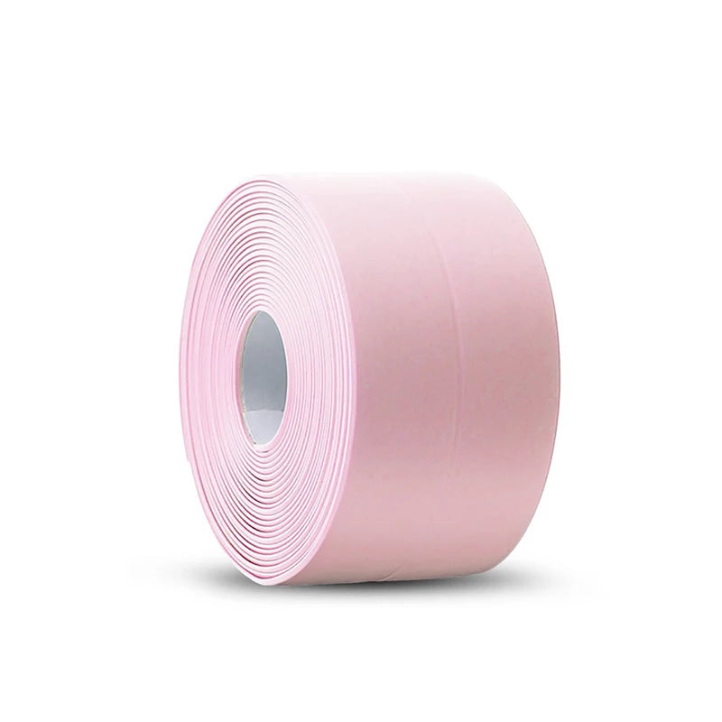 3.2M Bath Caulk Tape Self Adhesive PVC Oil-Proof Kitchen Sink Edge Corner Wall Sticker Waterproof Toilet Sealing Strip Tape Beauty World Shop