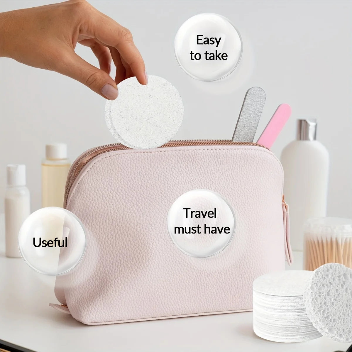 30/60 pieces of natural beauty care sponges, free of alcohol and fragrances, for facial cleansing and exfoliation sheets Beauty World Shop
