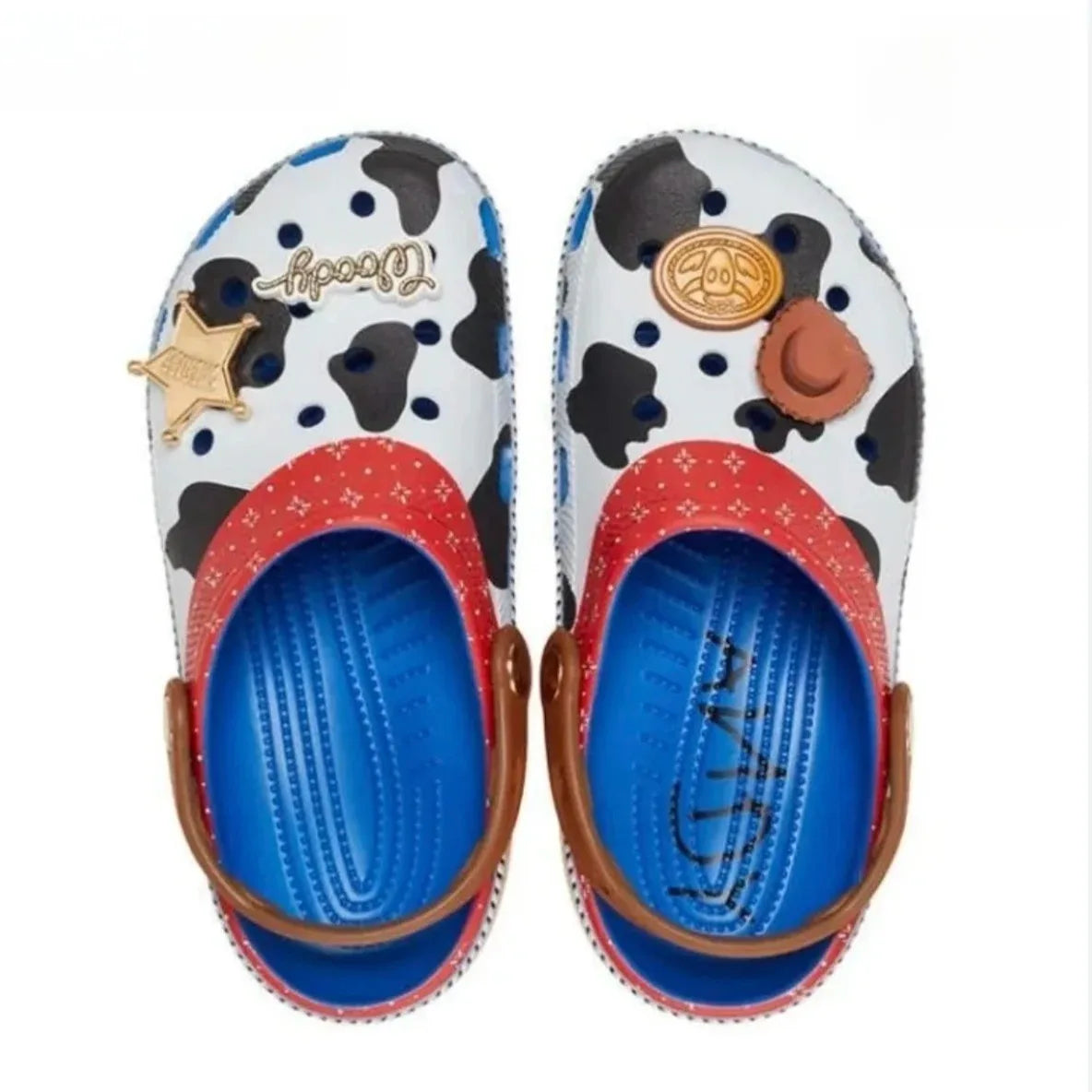 Woody Sandals Slippers with Accessories Woody Classic Clogs Anime Peripheral Accessory Beauty World Shop