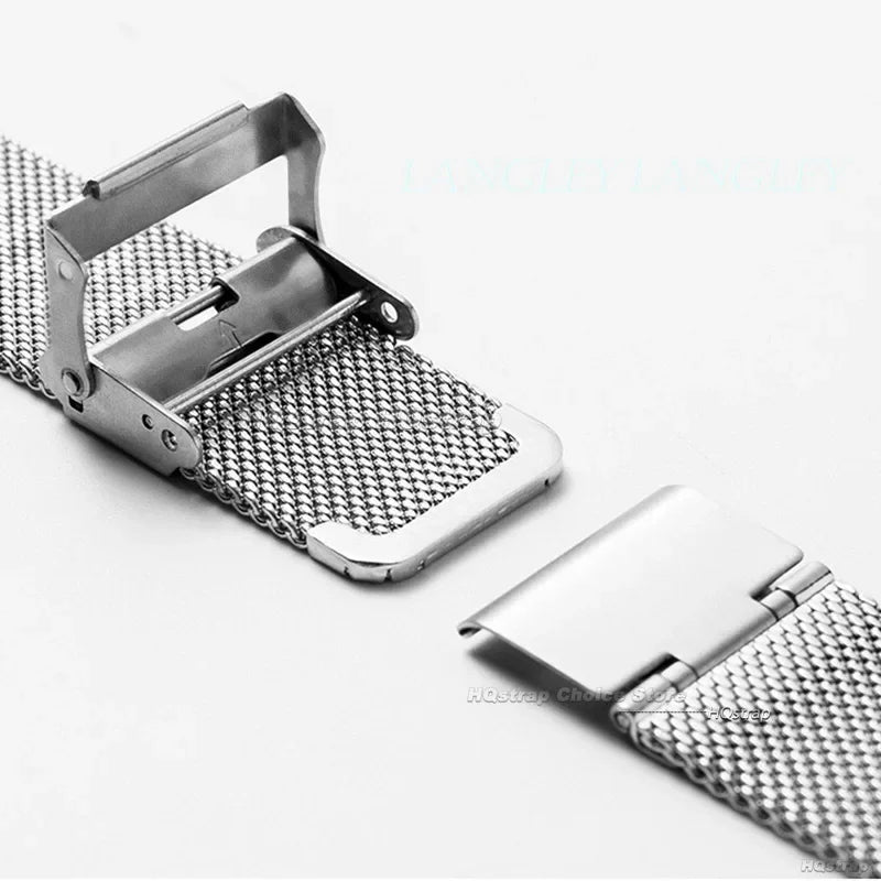Quick Release Milanese Strap 18mm 20mm 22mm 12mm 14mm 16mm 17mm 19mm 21mm 24mm Universal Bracelet 0.6mesh Stainless Steel Beauty World Shop