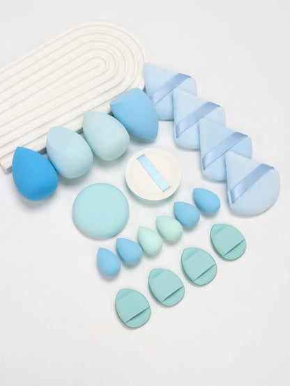 20 Pcs Pink Makeup Sponge and Makeup Puff Set Suitable for Face Cream and Powder Concealer Powder Makeup Machine Beauty World Shop