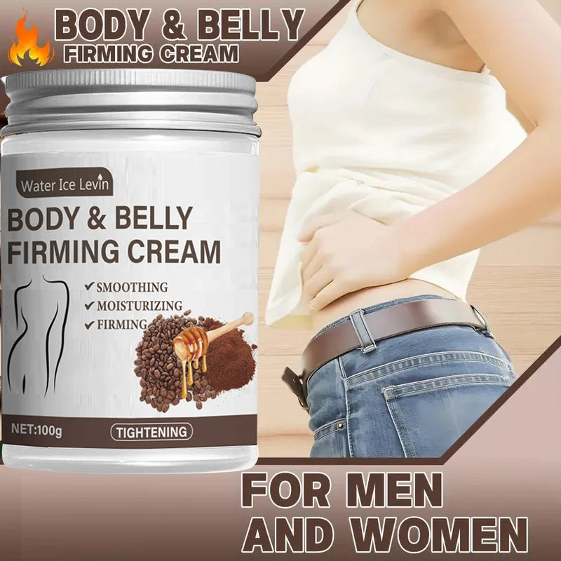 Caffeine Collagen Firming Cream - 100g Contains Caffeine and Coconut Oil, Rich in Vitamin E, Unscented, Tightens and Lifts the Abdomen, Thighs, Buttocks, Arms, All Skin Types, Hypoallergenic, Whitening Effect Beauty World Shop