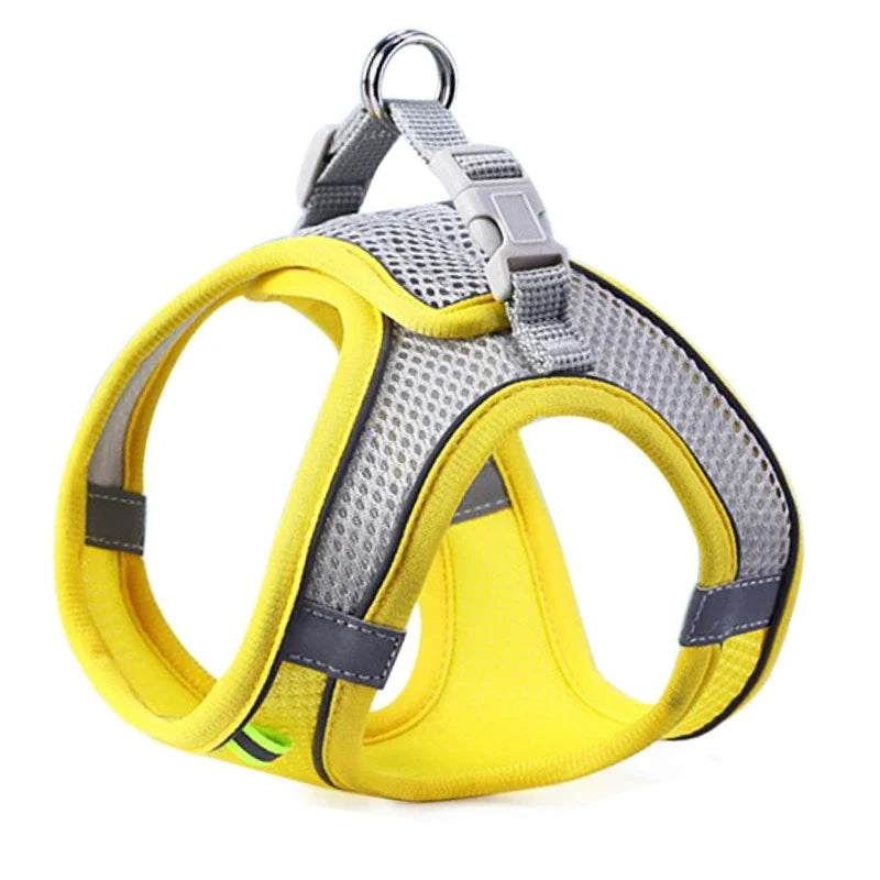 Cat Dog Harness Vest Chest Rope Set Reflective Breathable Adjustable Pet Harness for Small Medium Dogs Outdoor Walking Beauty World Shop