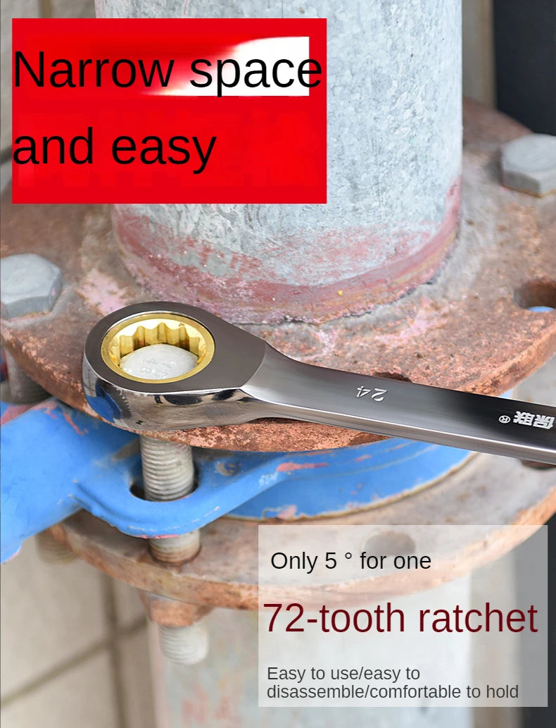 Universal Torx Wrench Adjustable Torque 8-22mm Ratchet Spanner for Bicycle Motorcycle Car Repair Tools Mechanical Tool Beauty World Shop