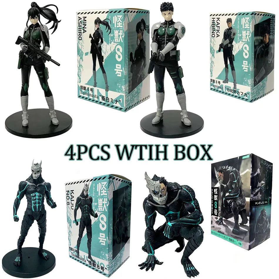 Hot 21cm Kaiju Number Eight Figure Kafka Hibino Stands Monster Form No. 8 Anime Decoration Model Ornaments Beauty World Shop